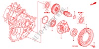 DIFFERENTIEEL voor Honda INSIGHT COMFORT 5 deuren CVT versnellingsbak 2011