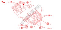 DOORVOERTULLE(ACHTER) voor Honda INSIGHT S 5 deuren CVT versnellingsbak 2010