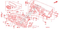 INSTRUMENTEN PANEEL(LH) voor Honda INSIGHT ELEGANCE 5 deuren CVT versnellingsbak 2011