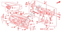 INSTRUMENTEN PANEEL(RH) voor Honda INSIGHT S 5 deuren CVT versnellingsbak 2011