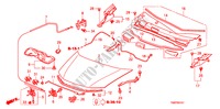 MOTORKAP(RH) voor Honda INSIGHT SE 5 deuren CVT versnellingsbak 2011