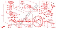 REM HOOFDCILINDER/HOOFDSPANNING(RH) voor Honda INSIGHT S 5 deuren CVT versnellingsbak 2010