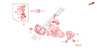 SLEUTEL CILINDER COMPONENTEN voor Honda INSIGHT ELEGANCE 5 deuren CVT versnellingsbak 2011