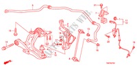 VOOR ONDER ARM voor Honda INSIGHT SE 5 deuren CVT versnellingsbak 2010