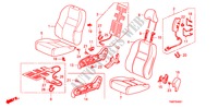 VOOR ZITTING(R.) voor Honda INSIGHT ES 5 deuren CVT versnellingsbak 2011