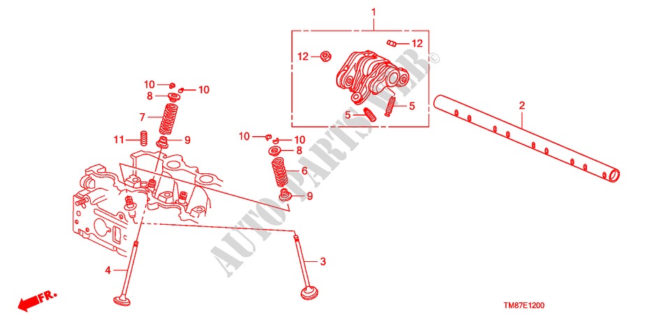 KLEP/ZWAAI ARM voor Honda INSIGHT SE 5 deuren CVT versnellingsbak 2011