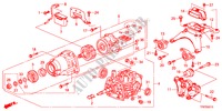 ACHTER DIFFERENTIEEL/OPHANGING voor Honda CROSSTOUR EX 5 deuren 5-traps automatische versnellingsbak 2010