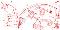 ANTENNE/LUIDSPREKER voor Honda CROSSTOUR EX 5 deuren 5-traps automatische versnellingsbak 2011