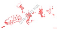 AUTOMATISCHE NIVELLERING REGELAAR voor Honda CROSSTOUR EX 5 deuren 5-traps automatische versnellingsbak 2011