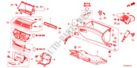 INSTRUMENTEN AFWERKING(PASSAGIERZIJKANT)(2) voor Honda CROSSTOUR EX 5 deuren 5-traps automatische versnellingsbak 2011