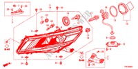 KOPLAMP voor Honda CROSSTOUR EX 5 deuren 5-traps automatische versnellingsbak 2011