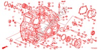 TRANSMISSIE HUIS voor Honda CROSSTOUR EX 5 deuren 5-traps automatische versnellingsbak 2011