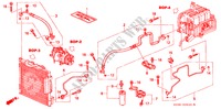 AIRCONDITIONER (SLANGEN/PIJPEN) voor Honda CIVIC EXI 3 deuren 4-traps automatische versnellingsbak 2000