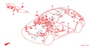 BEDRADINGSBUNDEL(RH) voor Honda CIVIC EXI 3 deuren 5-versnellings handgeschakelde versnellingsbak 1996