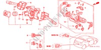 COMBINATIESCHAKELAAR(LH) voor Honda CIVIC LXI 3 deuren 5-versnellings handgeschakelde versnellingsbak 2000