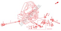 OVERSCHAKELSTANG/OVERSCHAKELHOUDER (DOHC) voor Honda CIVIC SIR 3 deuren 5-versnellings handgeschakelde versnellingsbak 2000