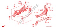 V. ZITTING COMPONENTEN (L.)(3) voor Honda CIVIC GLI 3 deuren 5-versnellings handgeschakelde versnellingsbak 2000