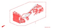 AIRCONDITIONER(KIT) voor Honda CIVIC SIR 4 deuren 4-traps automatische versnellingsbak 1997