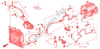 AIRCONDITIONER (SLANGEN/PIJPEN) voor Honda CIVIC SIR 4 deuren 4-traps automatische versnellingsbak 1997