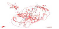 BEDRADINGSBUNDEL(LH) voor Honda CIVIC SIR 4 deuren 5-versnellings handgeschakelde versnellingsbak 1997