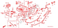BRANDSTOF TANK voor Honda CIVIC VTI 4 deuren 5-versnellings handgeschakelde versnellingsbak 1998