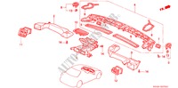 KANAAL(LH) voor Honda CIVIC EXI 4 deuren 4-traps automatische versnellingsbak 1996
