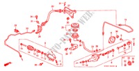 KOPPELING HOOFDCILINDER (RH) voor Honda CIVIC GLI 4 deuren 4-traps automatische versnellingsbak 1997