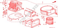 VERWARMING AANJAGER(RH) voor Honda CIVIC EXI 4 deuren 4-traps automatische versnellingsbak 1997