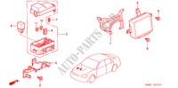 ABS EENHEID(LH) voor Honda CIVIC SIR 4 deuren 5-versnellings handgeschakelde versnellingsbak 2000