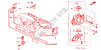GAS HUIS(4) voor Honda CIVIC VTI 4 deuren 4-traps automatische versnellingsbak 2000