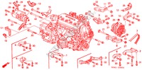 GENERATOR BEUGEL/ MOTOR VERSTIJVING voor Honda CIVIC GLI 4 deuren 4-traps automatische versnellingsbak 2000