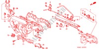 INLAAT SPRUITSTUK (3) voor Honda CIVIC VTI 4 deuren 4-traps automatische versnellingsbak 2000