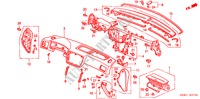INSTRUMENTEN PANEEL(LH) voor Honda CIVIC LXI 4 deuren 4-traps automatische versnellingsbak 2000