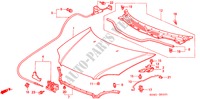 KAP(RH) voor Honda CIVIC EXI 4 deuren 4-traps automatische versnellingsbak 2000