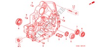 KOPPELING BEHUIZING (SOHC) voor Honda CIVIC EXI 4 deuren 5-versnellings handgeschakelde versnellingsbak 2000