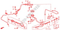 KOPPELING HOOFDCILINDER (RH) voor Honda CIVIC GLI 4 deuren 4-traps automatische versnellingsbak 2000