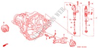 KOPPELING TERUGKEER (DOHC) voor Honda CIVIC SIR 4 deuren 5-versnellings handgeschakelde versnellingsbak 2000