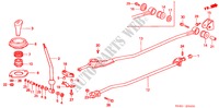 OVERSCHAKELHENDEL voor Honda CIVIC LXI 4 deuren 5-versnellings handgeschakelde versnellingsbak 2000