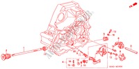 OVERSCHAKELSTANG/OVERSCHAKELHOUDER (DOHC) voor Honda CIVIC SIR 4 deuren 5-versnellings handgeschakelde versnellingsbak 2000