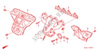 UITLAAT SPRUITSTUK(3) voor Honda CIVIC SIR 4 deuren 5-versnellings handgeschakelde versnellingsbak 2000