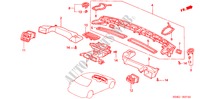 VERWARMING KANAAL(LH) voor Honda CIVIC EXI 4 deuren 5-versnellings handgeschakelde versnellingsbak 2000