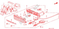 VERWARMING REGELAAR(LH) voor Honda CIVIC EXI 4 deuren 4-traps automatische versnellingsbak 2000
