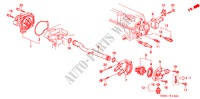 WATERPOMP/SENSOR (1) voor Honda CIVIC LXI 4 deuren 4-traps automatische versnellingsbak 2000