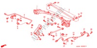 ACHTER STABILISATOR/ ACHTER ONDER ARM voor Honda HR-V 4WD 3 deuren 5-versnellings handgeschakelde versnellingsbak 2000