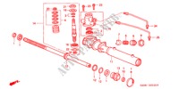 P.S. VERSNELLING BOX KOMPONENTEN(RH) voor Honda HR-V 4WD 5 deuren 5-versnellings handgeschakelde versnellingsbak 2000