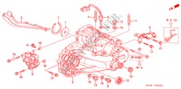 TRANSMISSIE BEHUIZING voor Honda HR-V HR-V 3 deuren 5-versnellings handgeschakelde versnellingsbak 2000