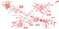 WATERPOMP/SENSOR voor Honda HR-V 4WD 5 deuren 5-versnellings handgeschakelde versnellingsbak 2000