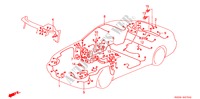 BEDRADINGSBUNDEL(LH) voor Honda PRELUDE VTEC 2.2VTI 2 deuren 5-versnellings handgeschakelde versnellingsbak 2000