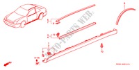 GIETWERK/BESCHERMER voor Honda PRELUDE SI 2 deuren 4-traps automatische versnellingsbak 2000