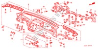 INSTRUMENTEN PANEEL(LH) voor Honda PRELUDE 2.2VTI 2 deuren 4-traps automatische versnellingsbak 2001